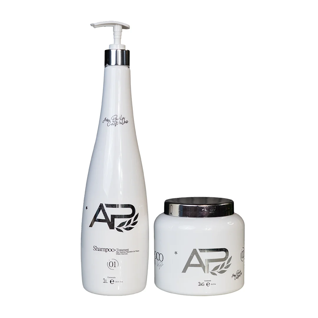 Papoço de Liso - Kit Completo (Shampoo + Máscara) - 1