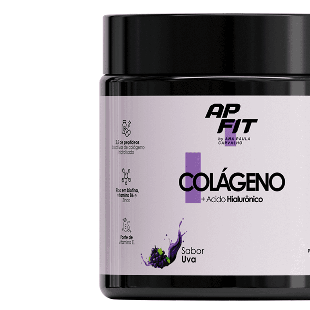 Colágeno Hidrolisado Sabor Uva - Pele e Articulações 150g - 3