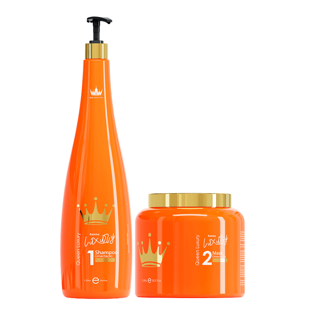 Rainha Luxury Profissional - Kit Shampoo + Máscara - 1