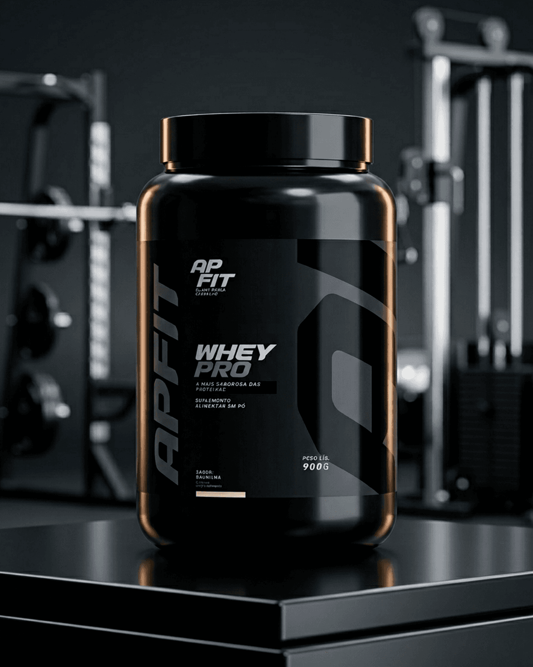 Whey Protein ApFit Baunilha - Massa Muscular 900g - 4