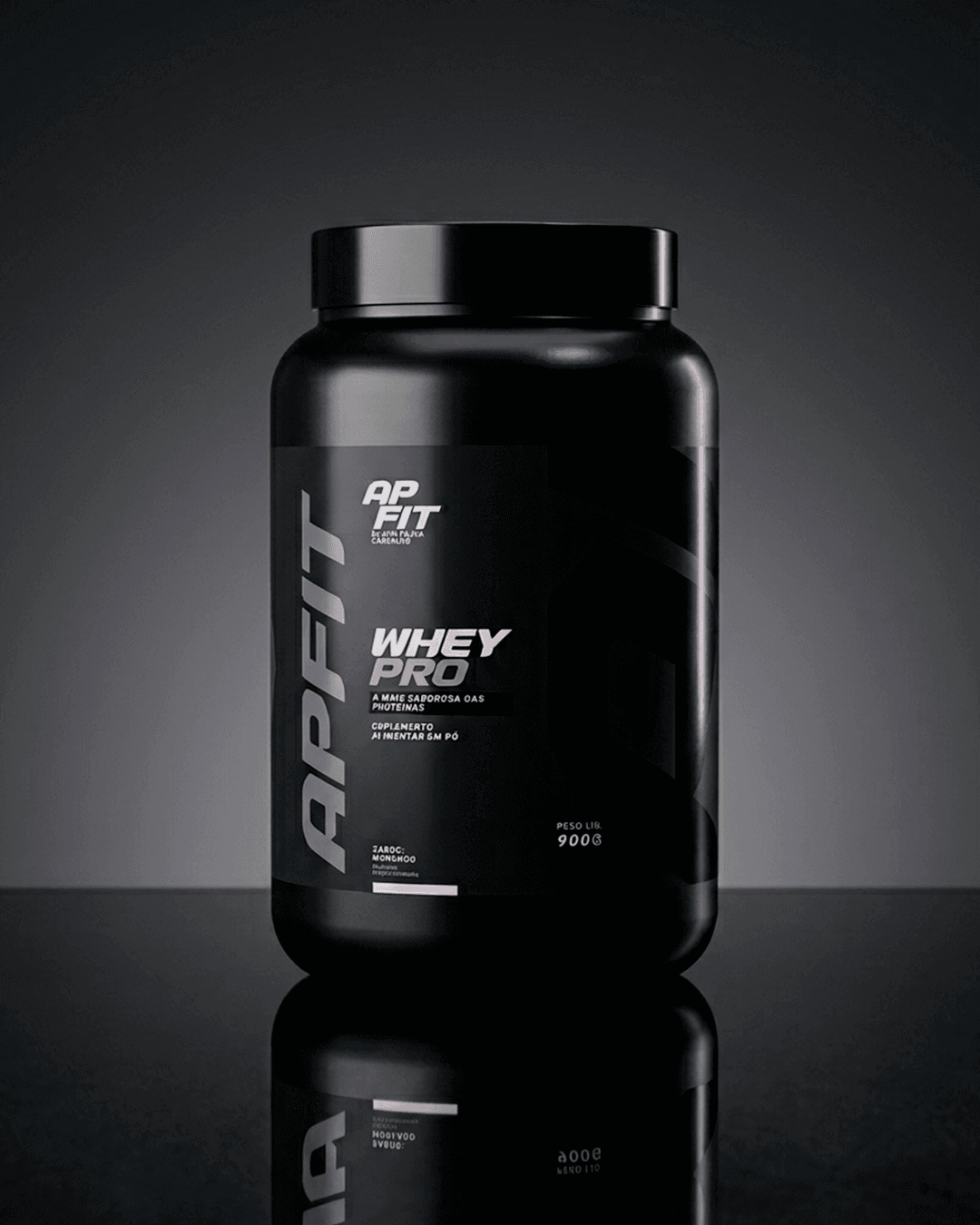 Whey Protein ApFit Morango - Massa Muscular 900g - 4