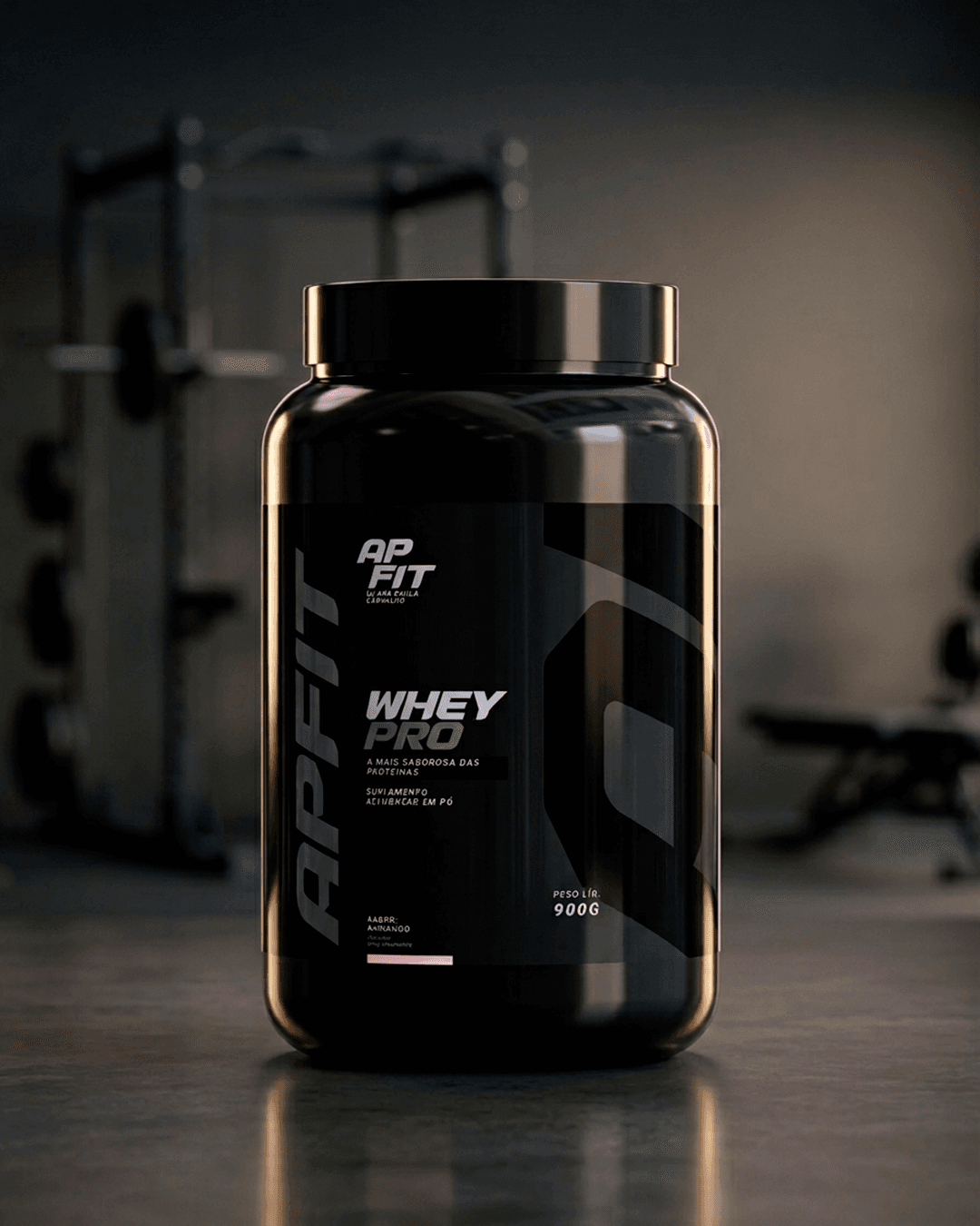 Whey Protein ApFit Morango - Massa Muscular 900g - 5
