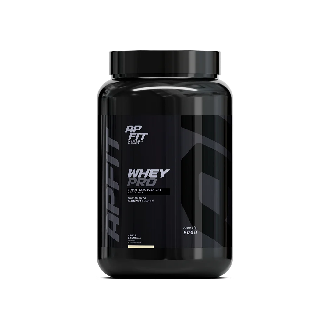 Whey Protein ApFit Baunilha - Massa Muscular 900g - 1