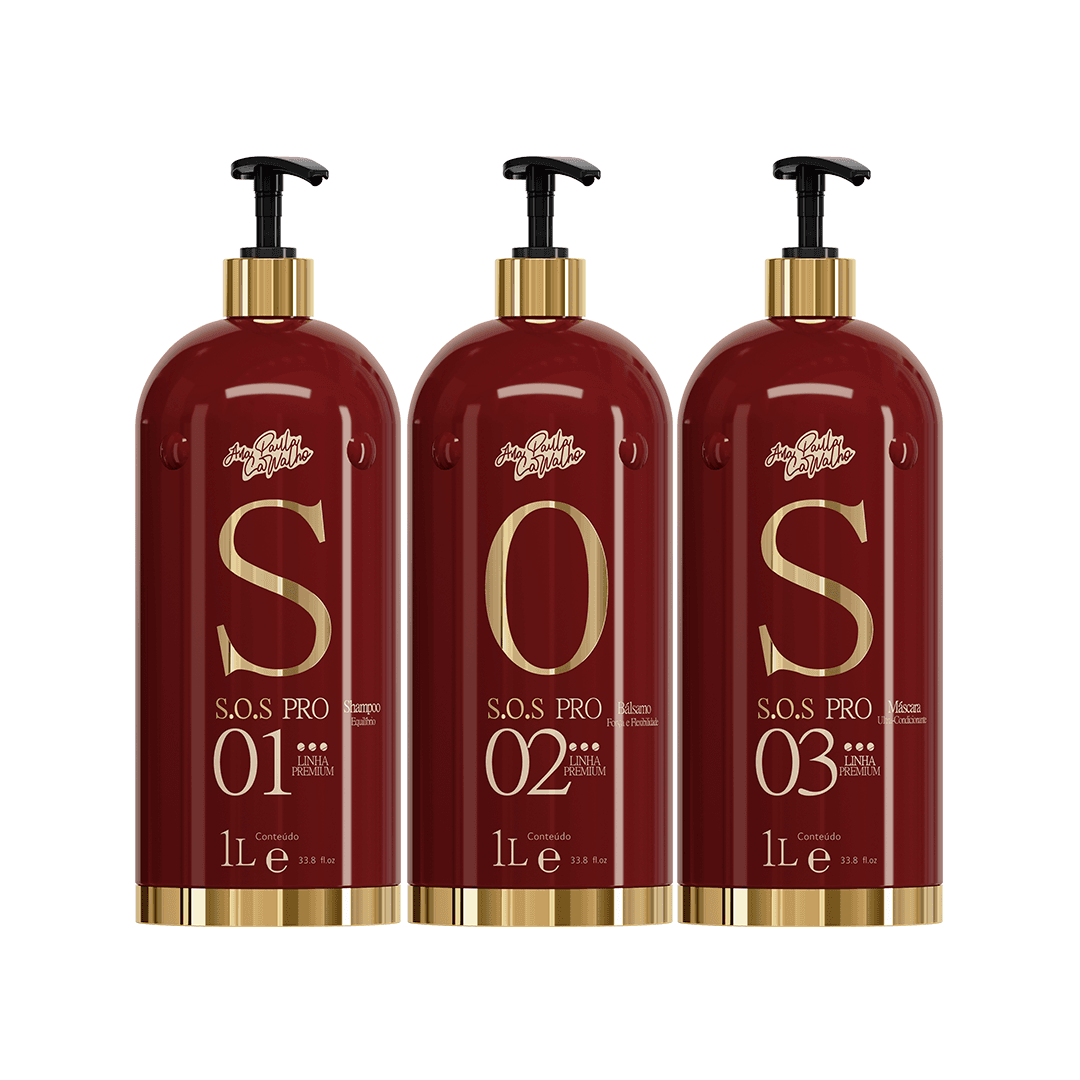 S.O.S Profissional - Kit Completo 3 Passos - 1