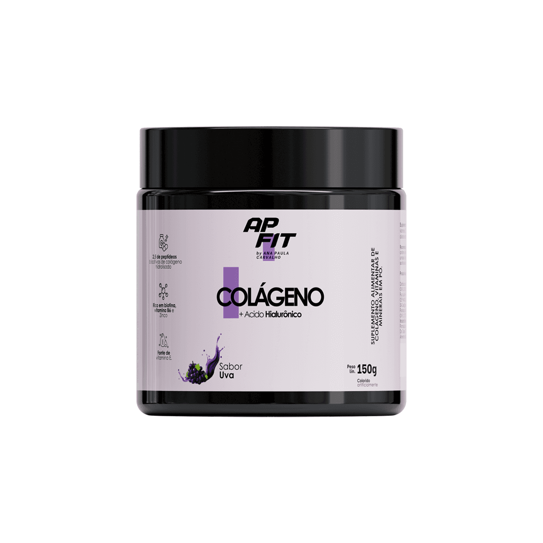 Colágeno Hidrolisado Sabor Uva - Pele e Articulações 150g - 1
