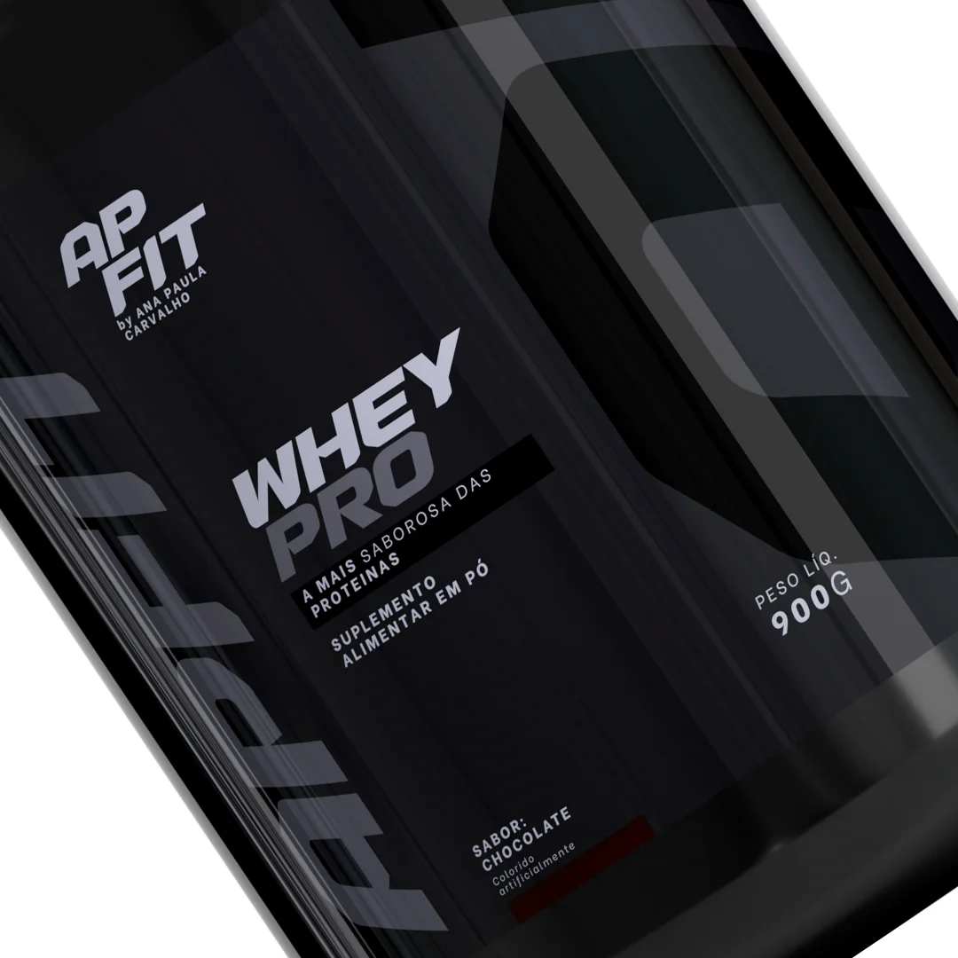 Whey Protein ApFit Chocolate - Massa Muscular 900g - 3