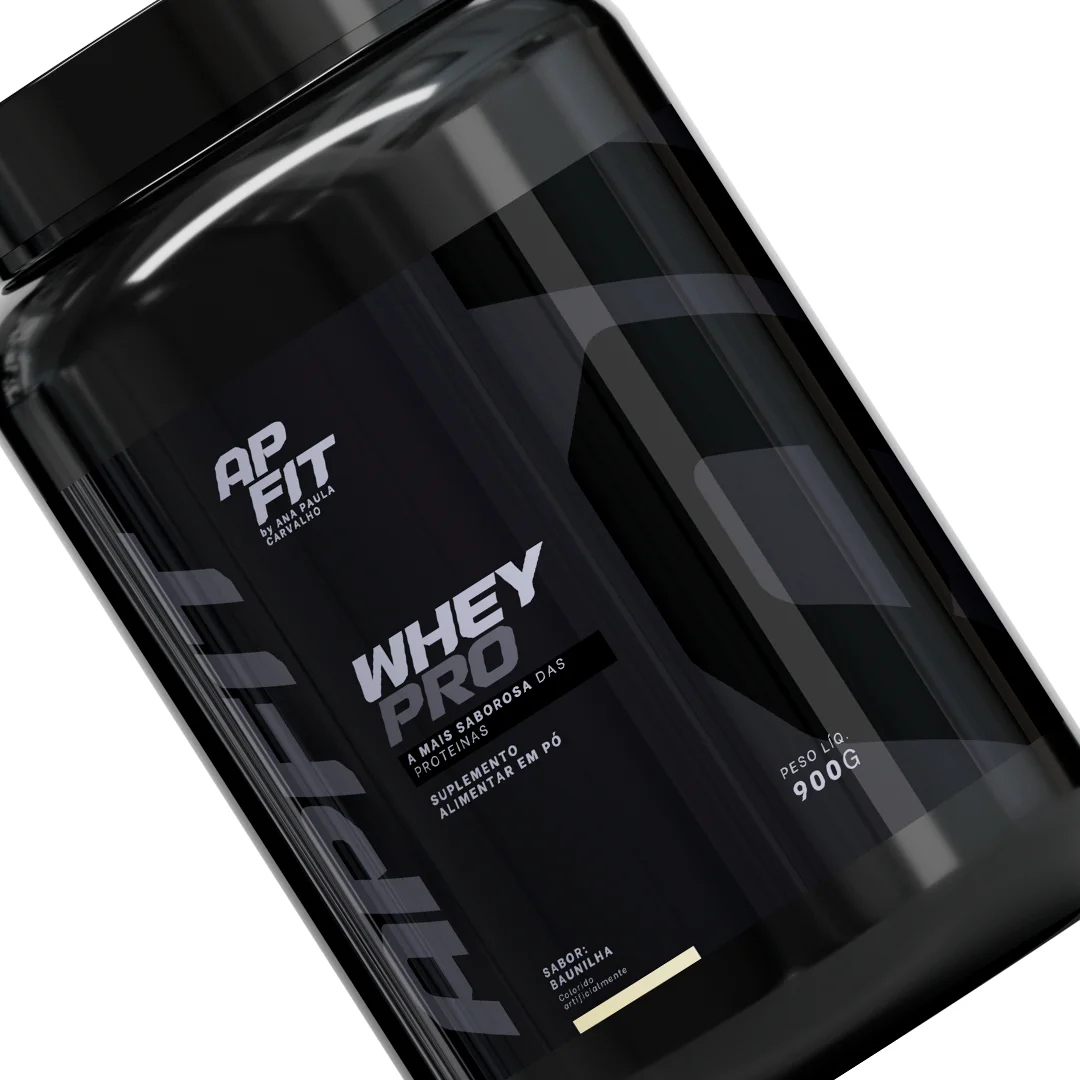 Whey Protein ApFit Baunilha - Massa Muscular 900g - 2
