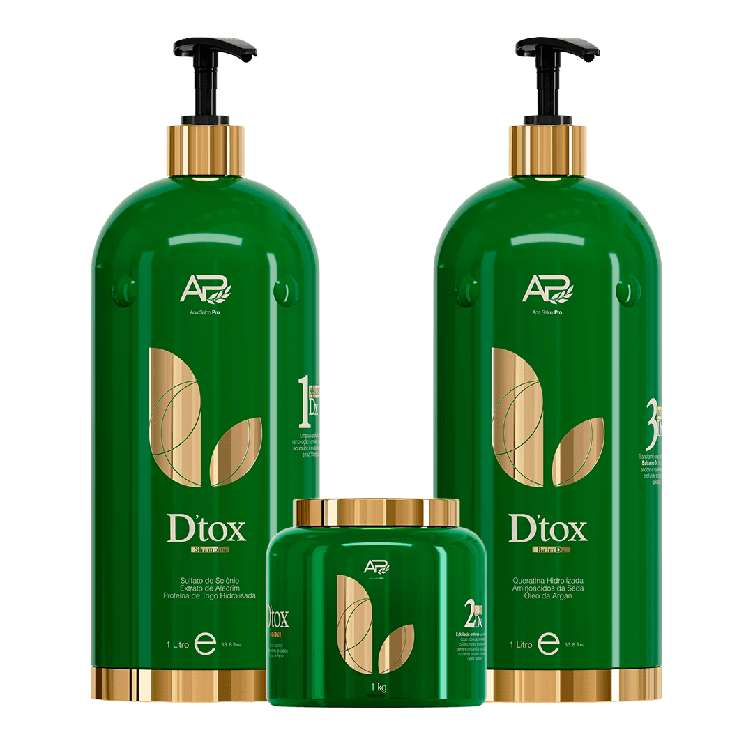 Dtox Profissional - Kit Completo 3 Passos - 18