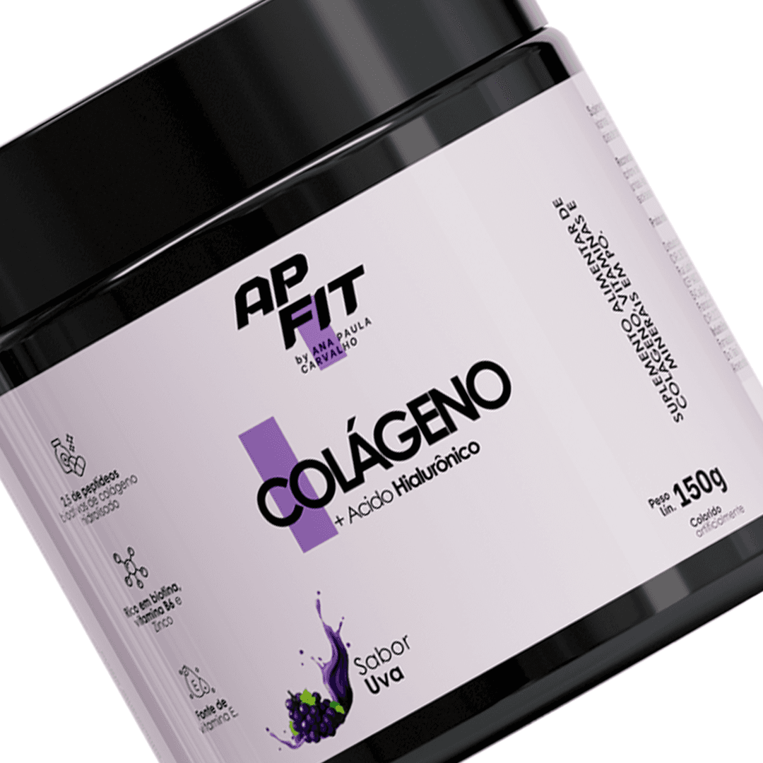 Colágeno Hidrolisado Sabor Uva - Pele e Articulações 150g - 2